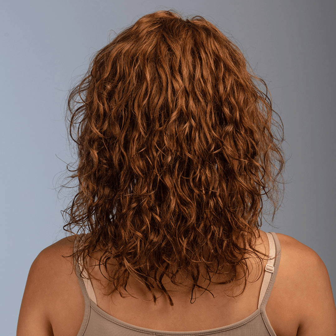 Ekavi: Φυσική Περούκα Σπαστή  - Καστανή Μελί MACO HAIR SYSTEMS