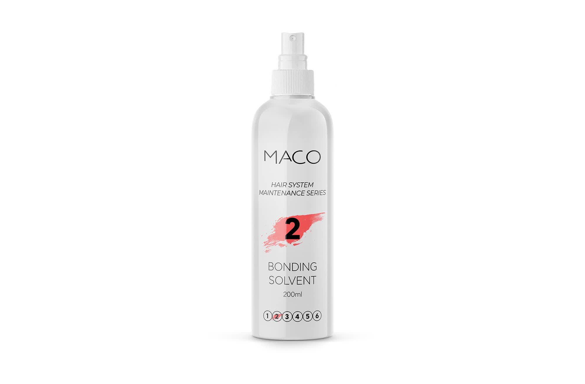 2 MACO Bonding Solvent - Αφαιρεί τις κόλλες από την Περούκα- Τουπέ- Σύστημα Μαλλιών MACO HAIR SYSTEMS