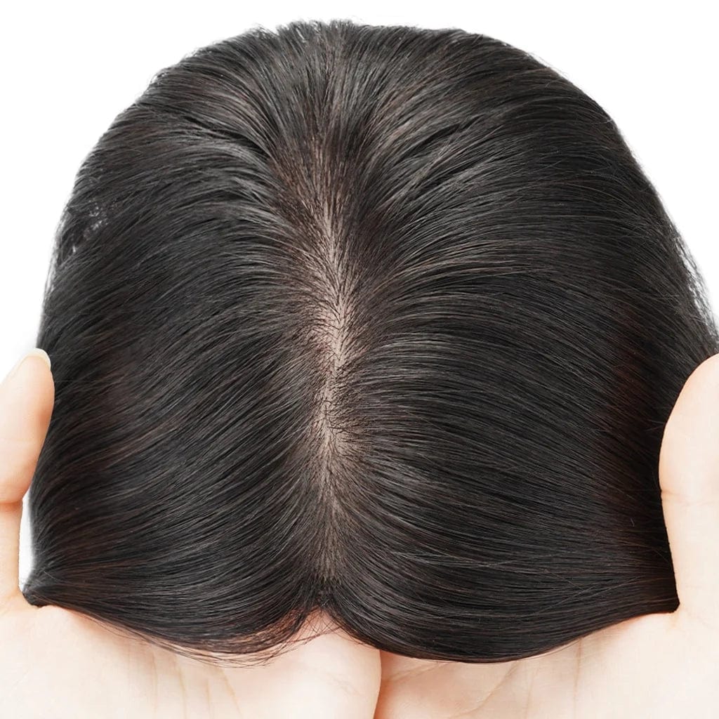 Luxury Silk Top Hair Topper 12x14εκ. Καστανό Σκούρο MACO HAIR SYSTEMS