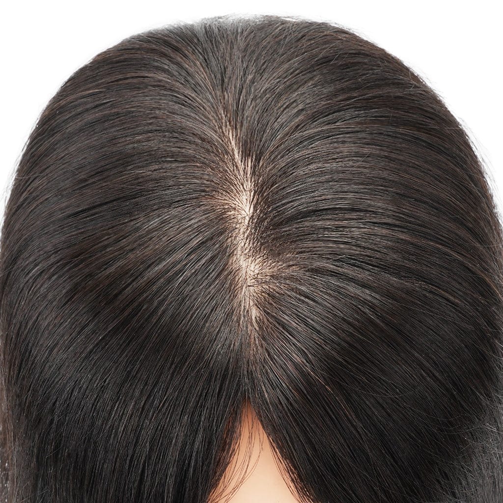 Luxury Silk Top Hair Topper 12x14εκ. Καστανό Σκούρο MACO HAIR SYSTEMS